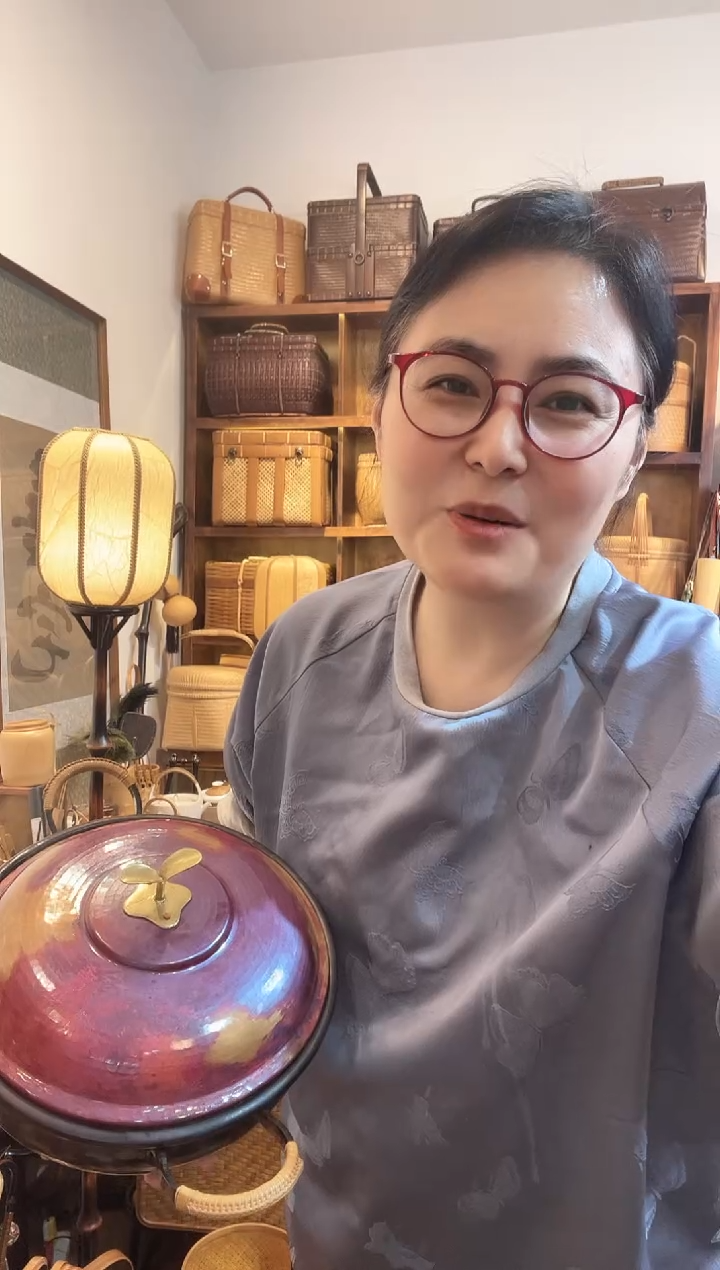 ZTH003彩铜汤锅大号