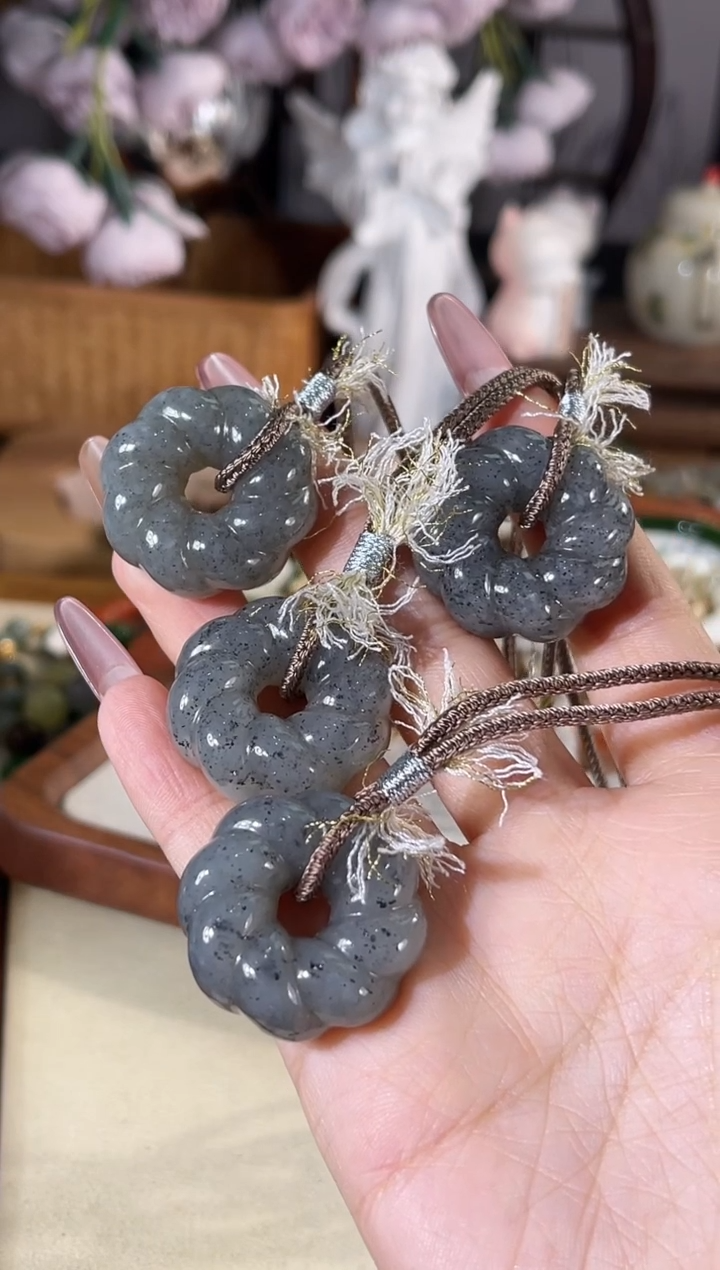 项链银S925镶嵌和田玉多样性发其一孤品默认微瑕