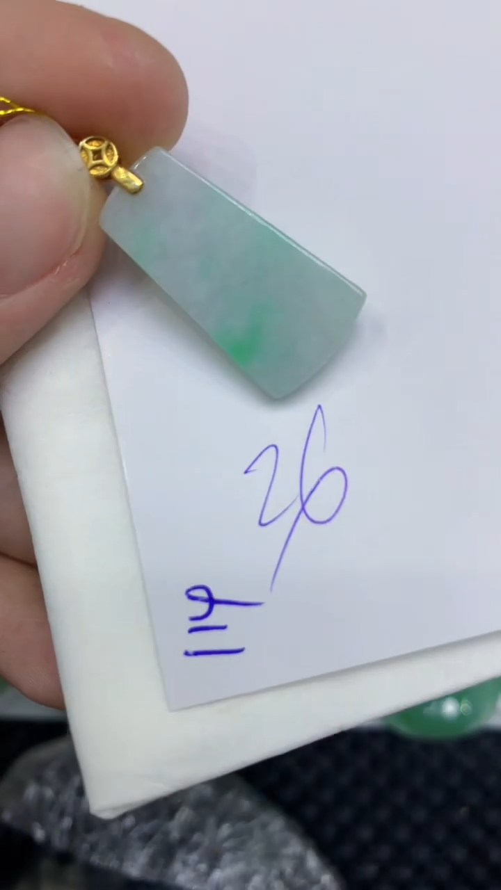 颈饰未镶嵌翡翠缅甸A货翡翠