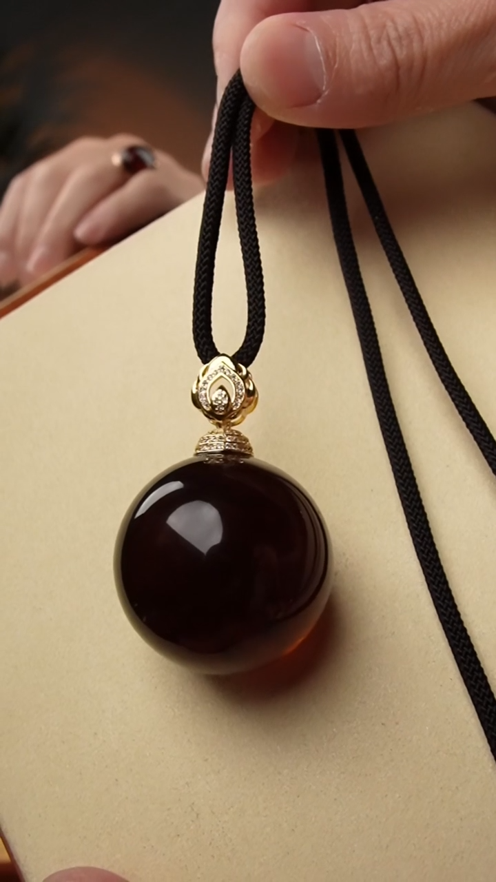 【闪购商品】琥珀颈饰未镶嵌34+紫蜜紫杉醇