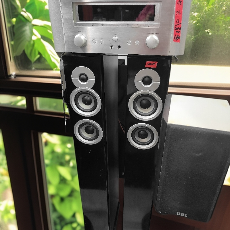 9新  二手不包邮，U阝s高端家庭影院六件套，运费到付