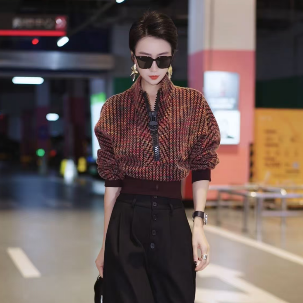 （萱萱推荐）气质减龄显瘦通勤百搭洋气卫衣