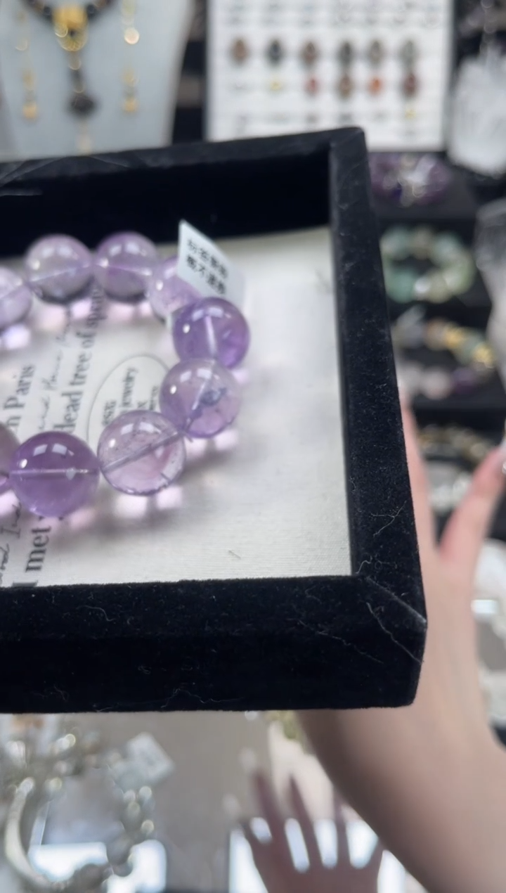 【闪购商品】烟晶手链银S925镶嵌天然水晶 多样性发货