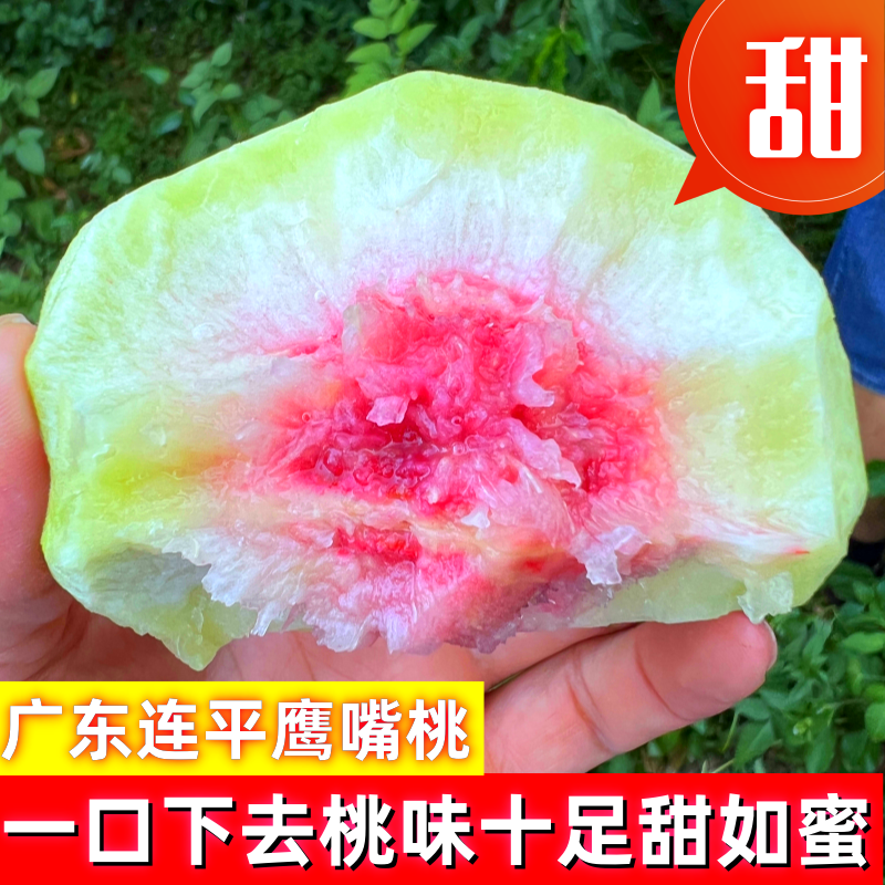 8斤大果现摘现发正宗连平鹰嘴蜜桃包邮