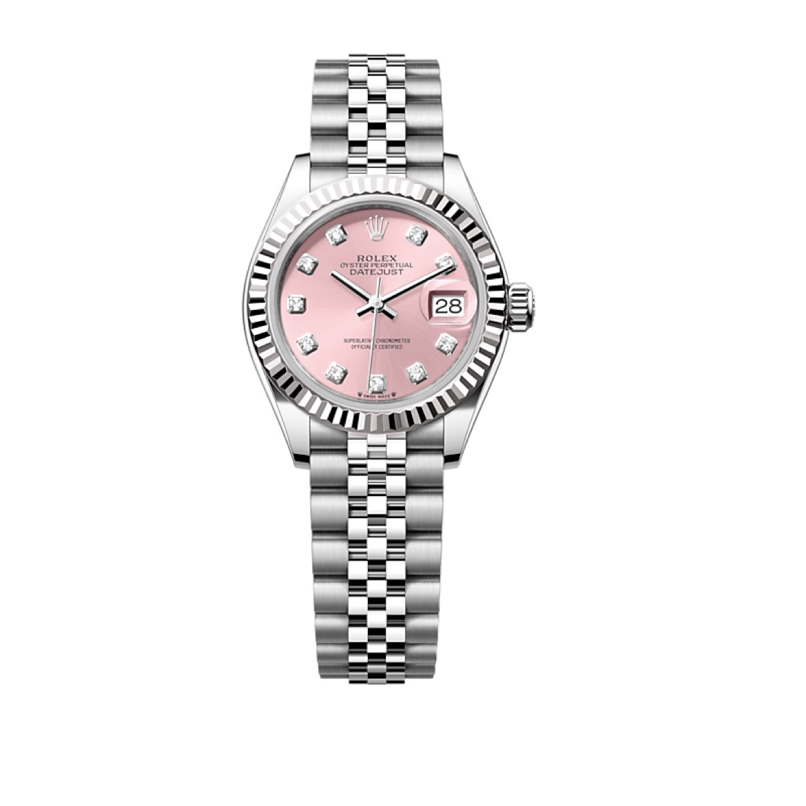 99新 Rolex/劳力士 玩表汇/日志型/28mm/粉盘经典25年全套