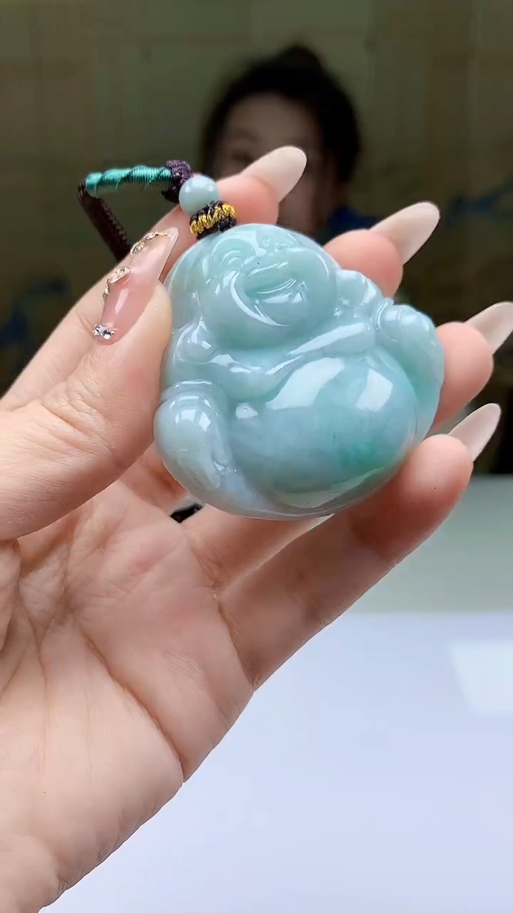 【闪购商品】定制翡翠未镶嵌4902ty-毛货挂件89