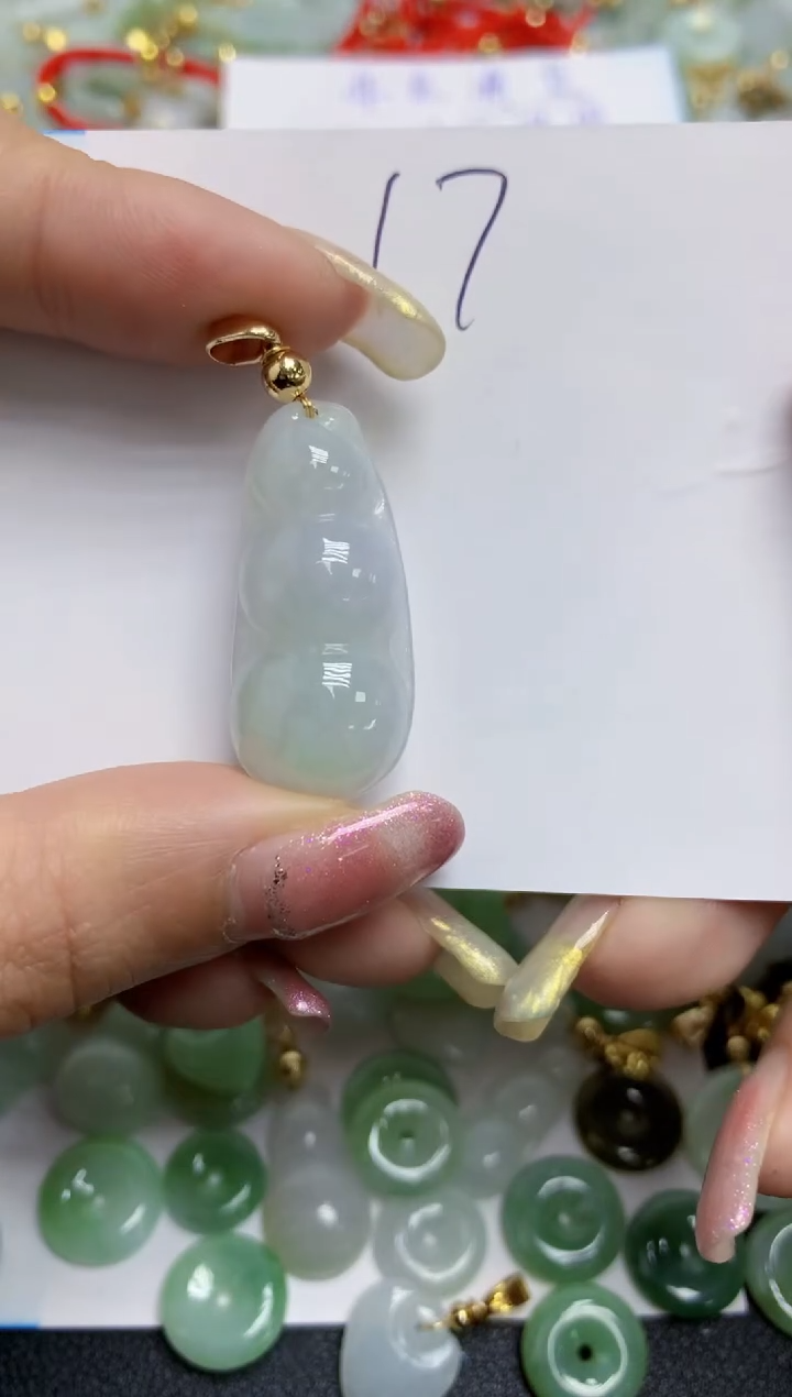 【闪购商品】翡翠颈饰合金天然翡翠A货