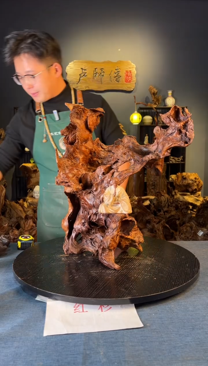 木 卢师傅根艺作品（不包含人物摆件）