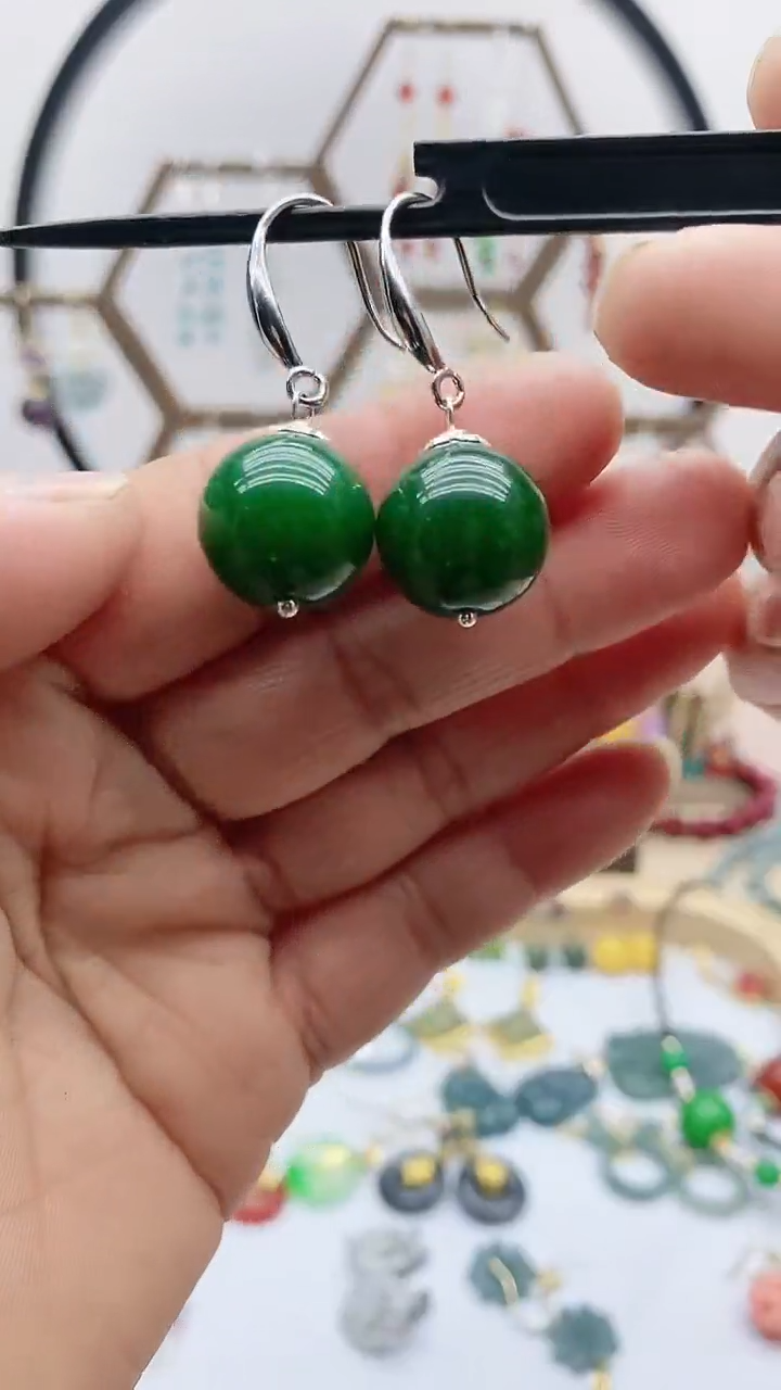 未镶嵌和田玉耳饰852