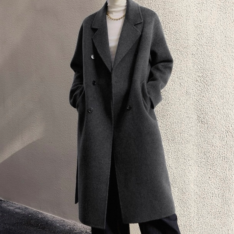 2155【麦1680人生大衣13%绒】MM万件+爆款毛呢羊毛女25冬新