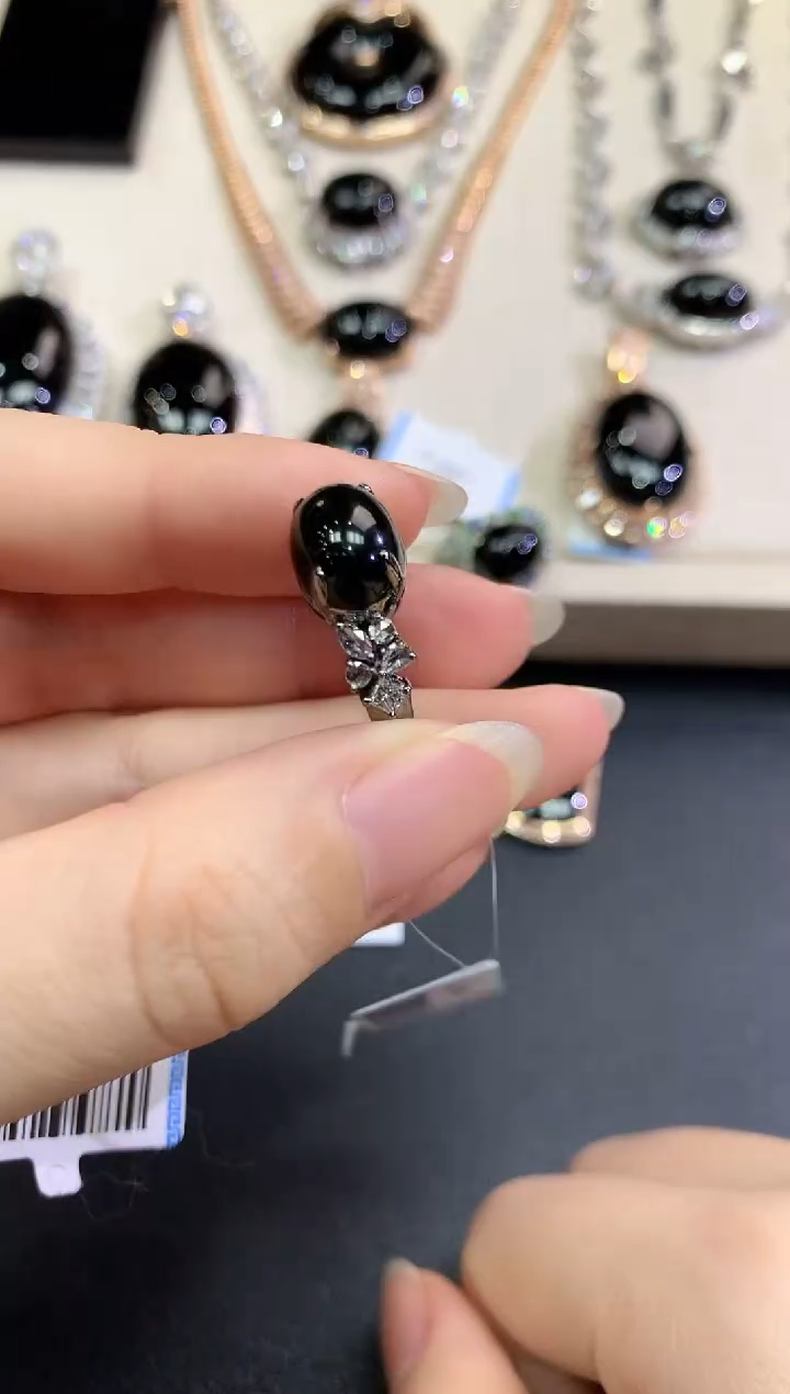 【闪购商品】翡翠戒指18K金镶嵌A23  不退换