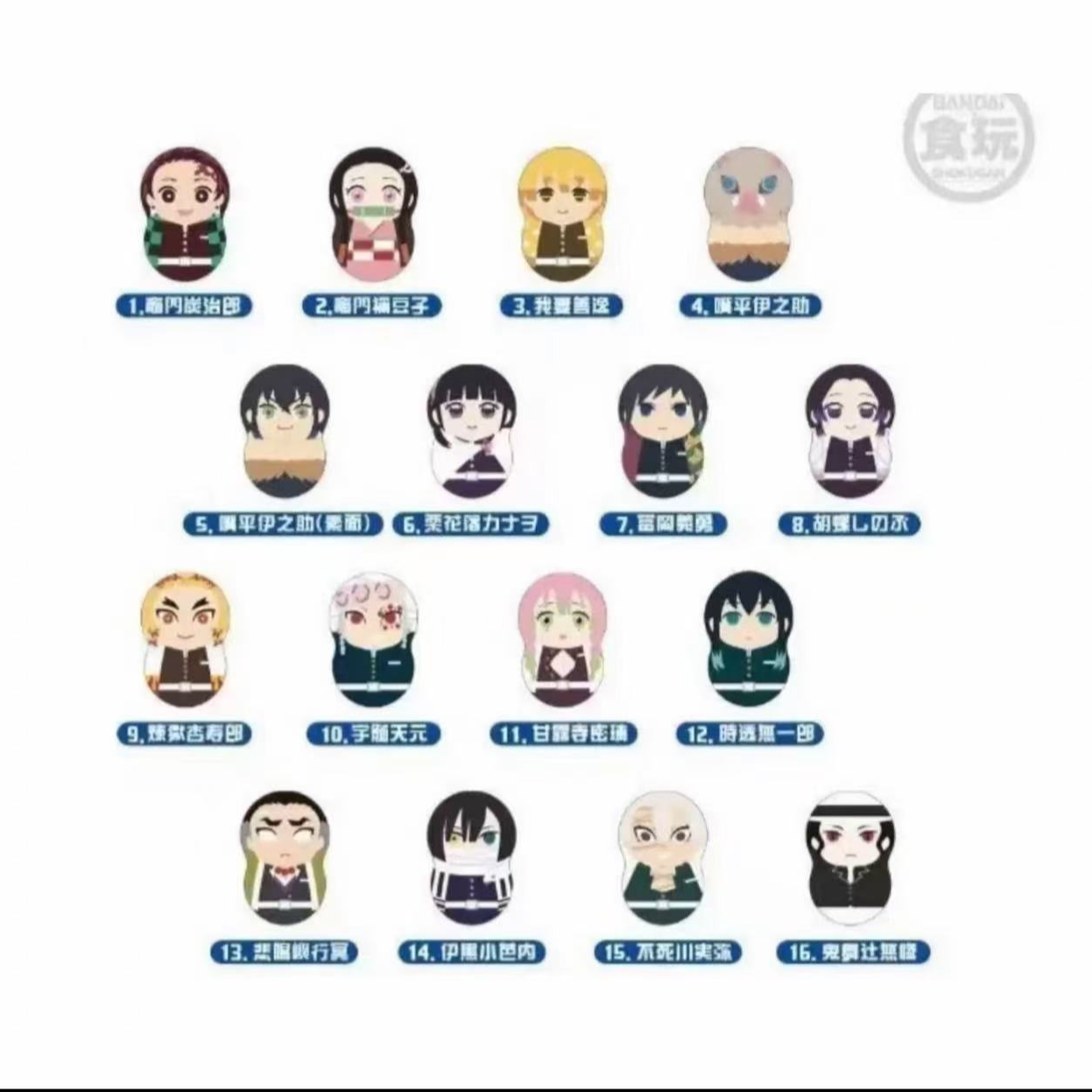 【拆包】日版鬼灭之刃-转转花生不到翁系列盲盒代拆）