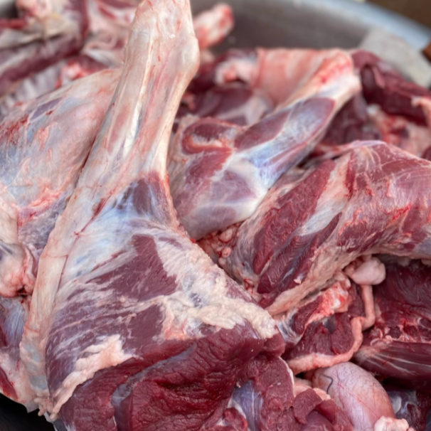 恩施高山黑山羊 羊后腿净重4斤