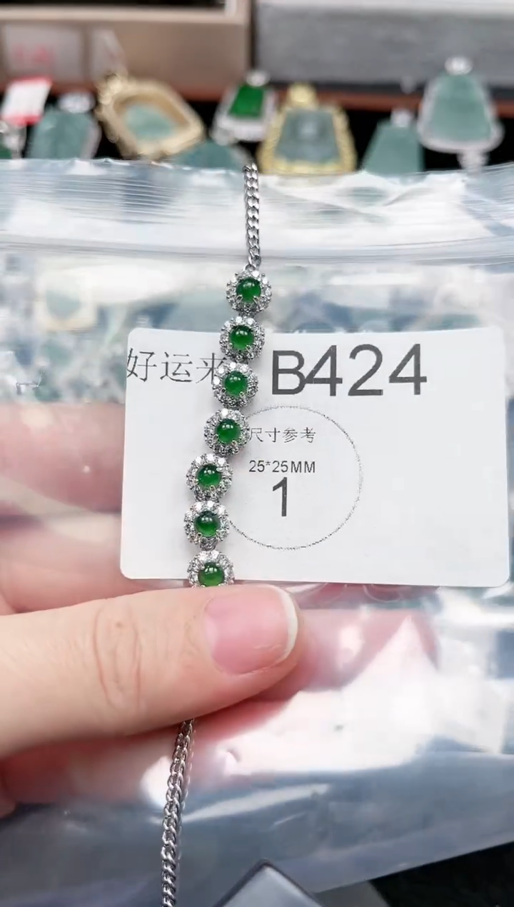 【闪购商品】翡翠颈饰未镶嵌424赠皮绳