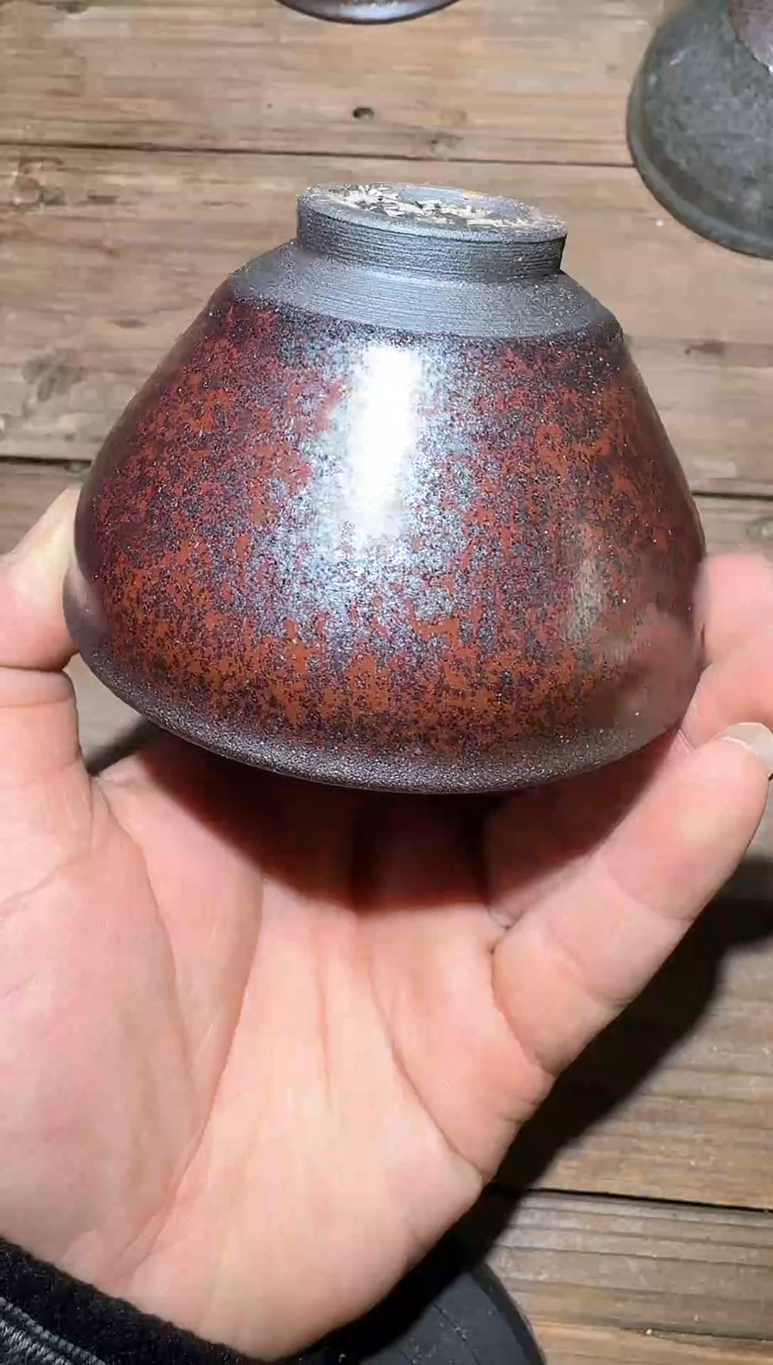 【闪购商品】茶盏 建窑建盏柴烧237