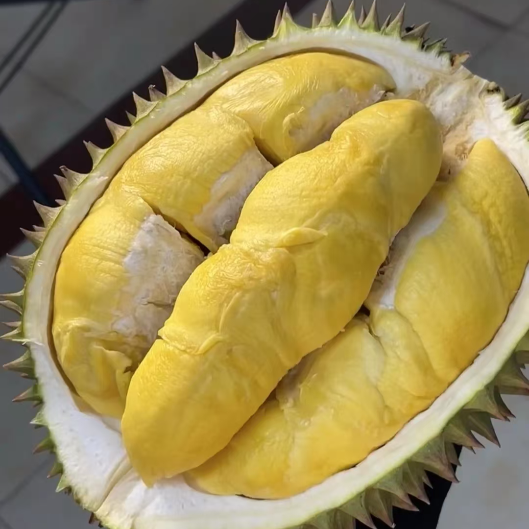 【顺丰送到家】1泰国老树青尼王鲜榴莲带壳2-3.5斤核小生切无售后需自行分辩，水分流失8%属于正常现象青尼泰国