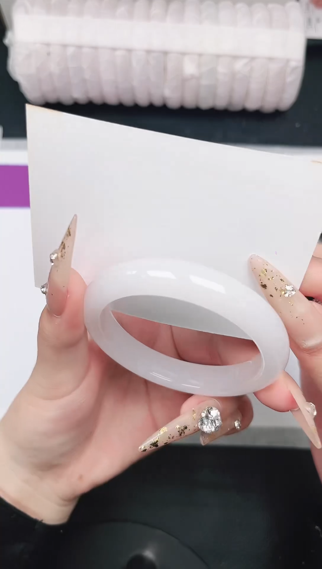 未镶嵌手镯石英质玉9-56