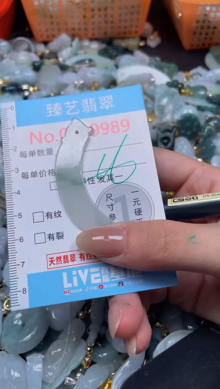 颈饰未镶嵌翡翠9989