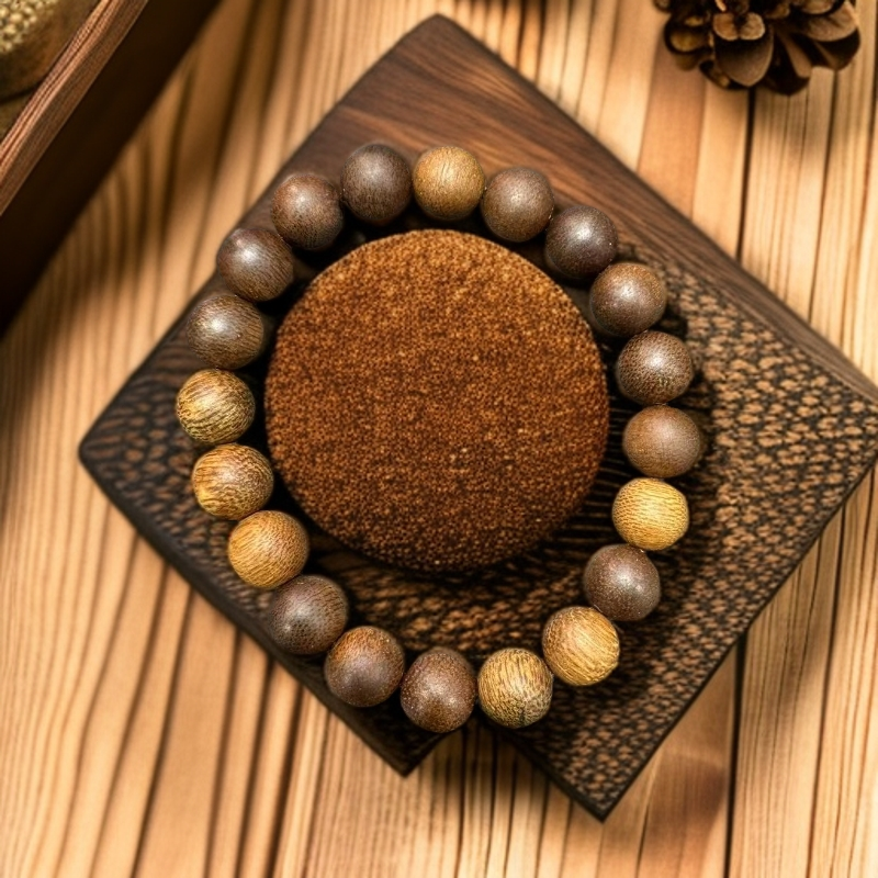 F332越南黄奇文玩手串10mm