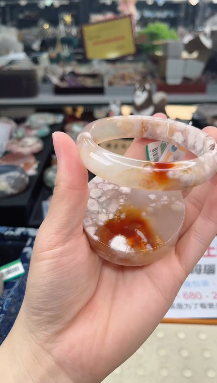 【闪购商品】石英质玉手镯未镶嵌65圈口（赠品镯心）3354599