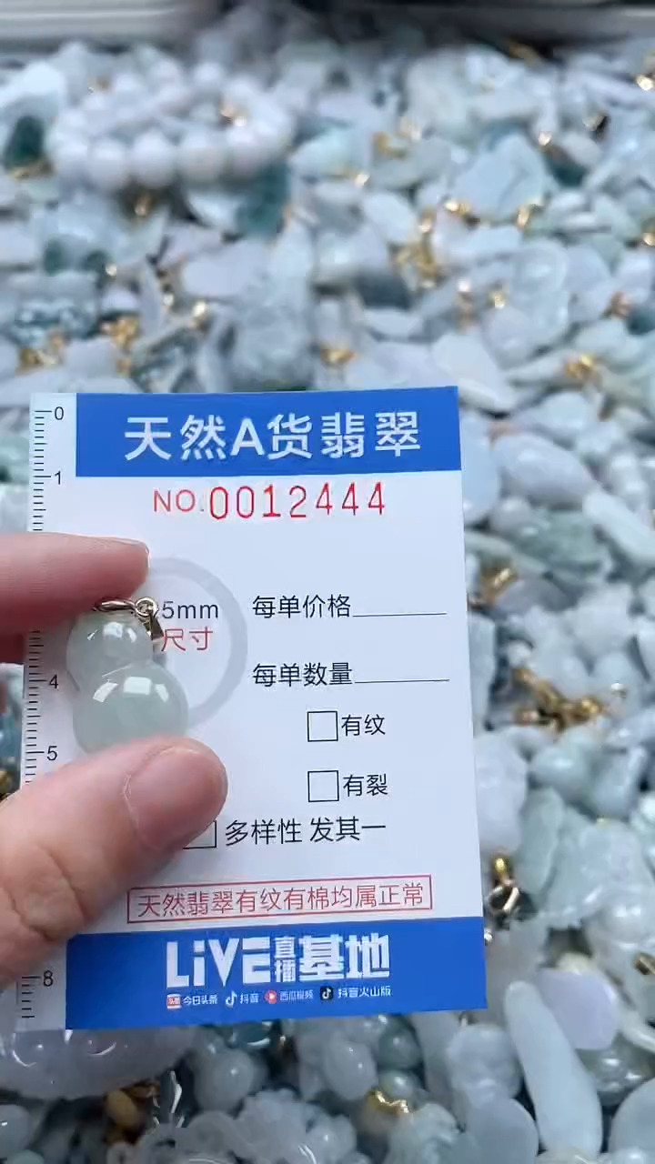 翡翠未镶嵌吊坠(不含链)1