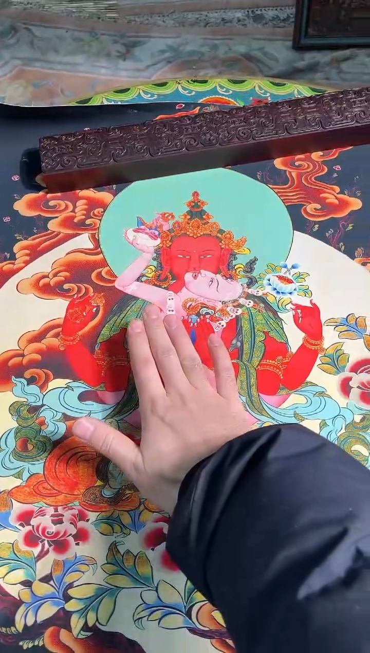 卷轴画天天的唐卡tk160