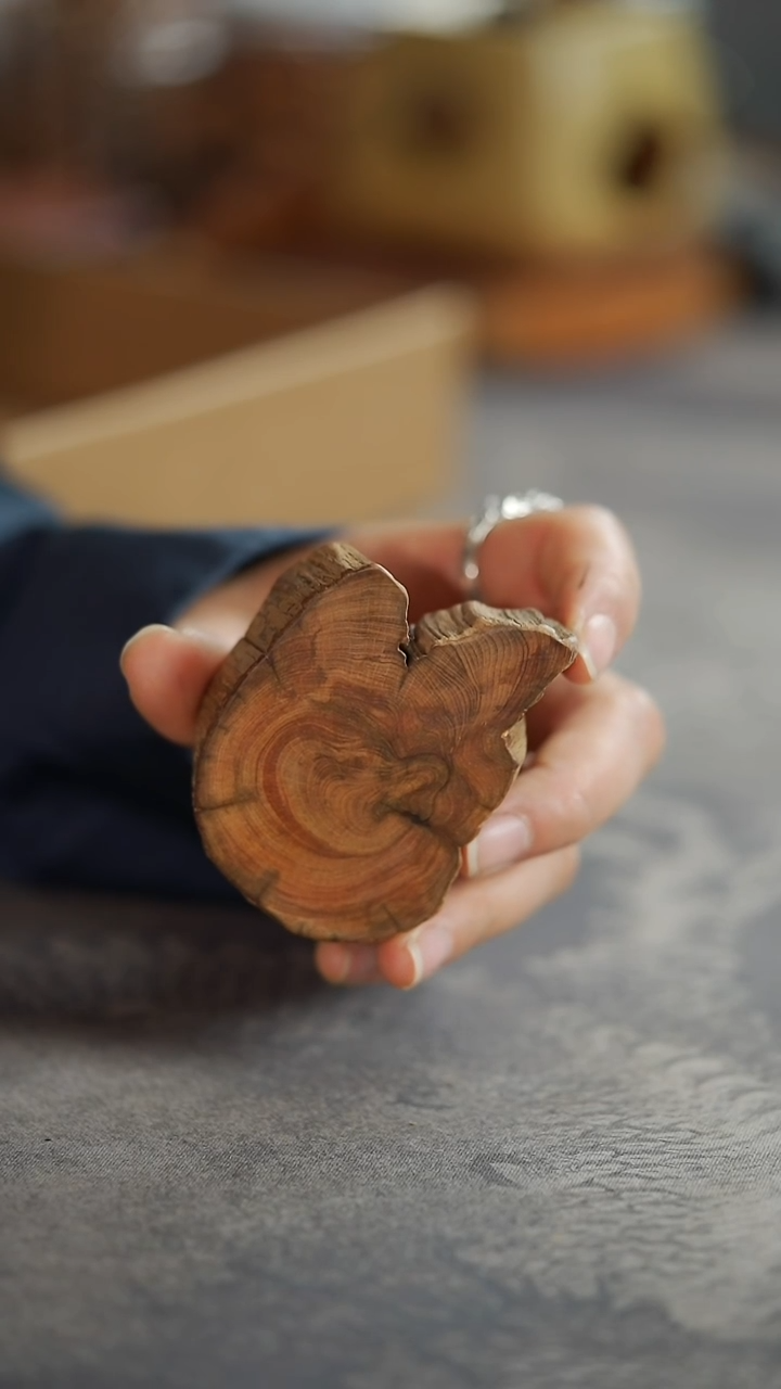 柏木（崖柏）淳化黑油把玩555