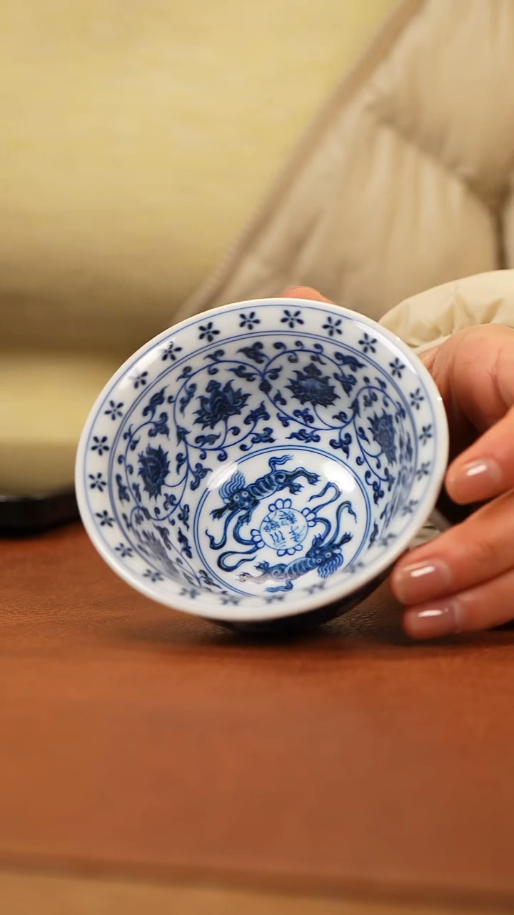 【闪购商品】杯和然珍味新款缠枝莲压手预定