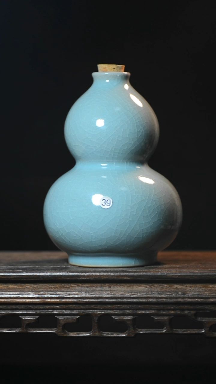 39号葫芦酒瓶全品清凉寺汝瓷