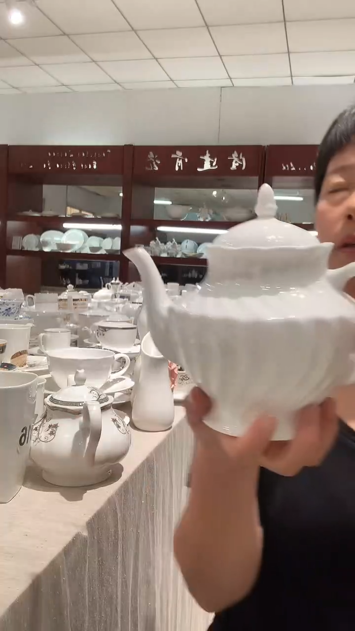 大螺纹壶隆达骨质瓷
