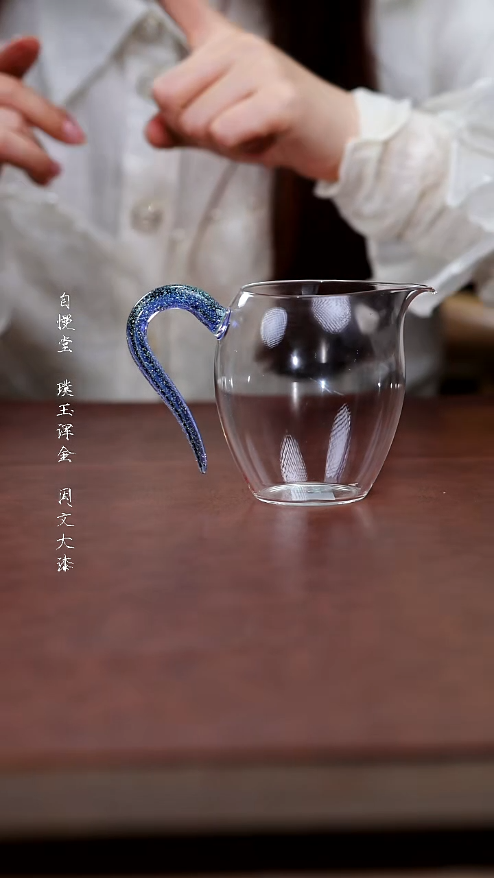 陶瓷自慢堂蛋盅蓝亮片