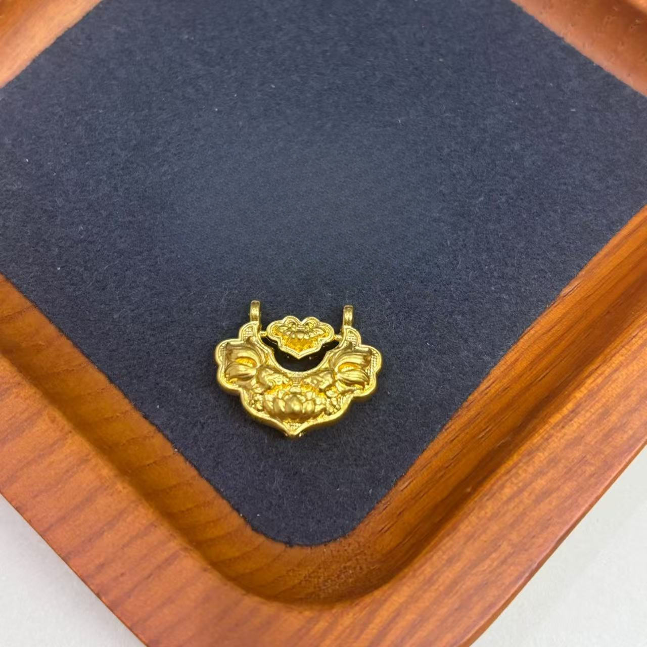 足金999锦鲤锁WH1274 配件