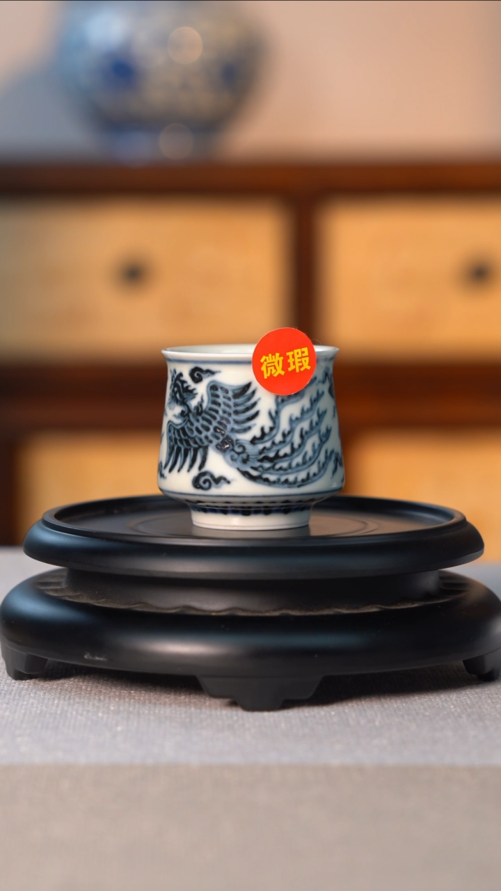 【闪购商品】杯陶瓷双凤主人杯