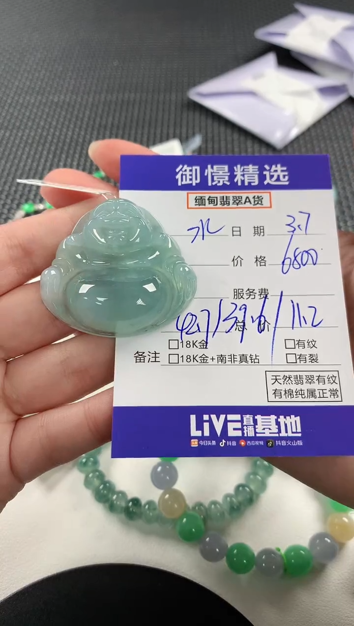 【闪购商品】翡翠颈饰未镶嵌99             