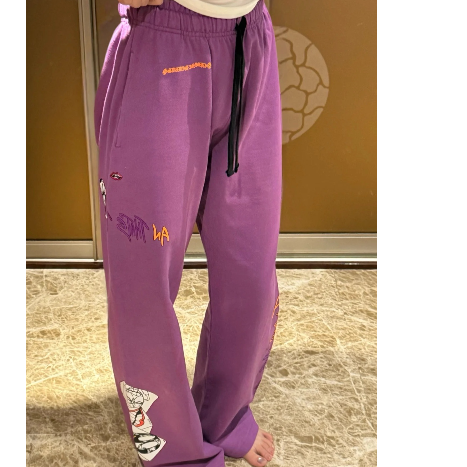 【浮云卷】春季新款宽松显瘦百搭直筒休闲裤