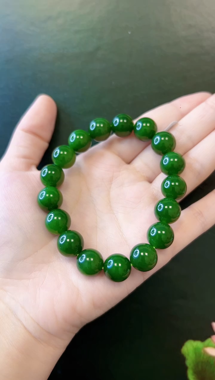 未镶嵌手串和田玉菩*手串