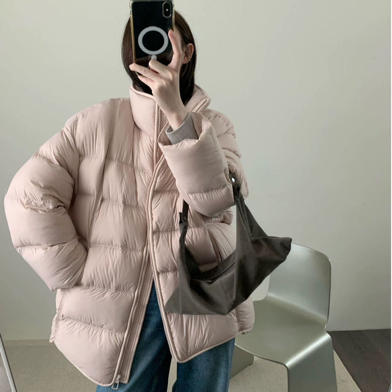 【Shiyili】“椰椰冻奶”新国标90白鸭绒奶油长泡芙羽绒服