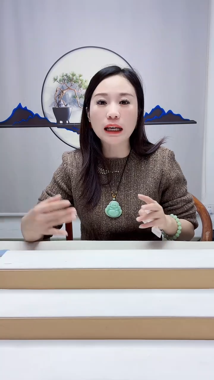 未镶嵌定制翡翠海****ʸ4852MM-毛货挂件