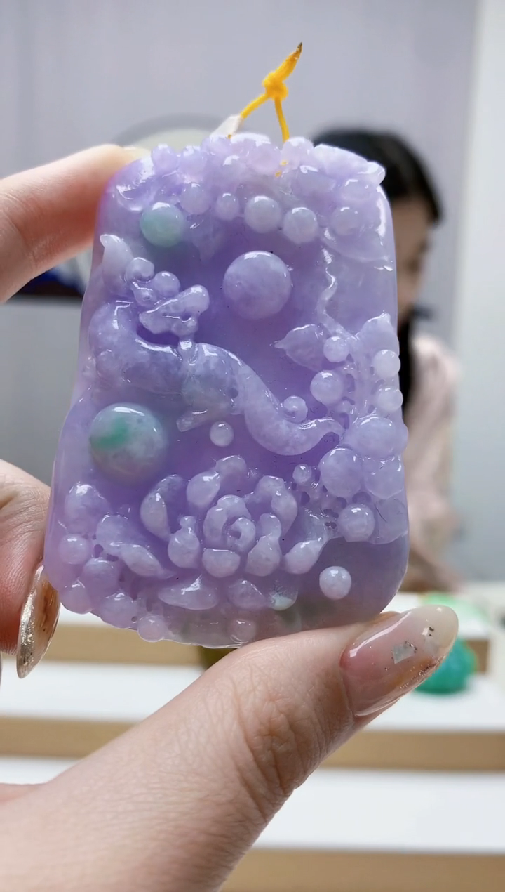 未镶嵌定制翡翠4812jw-毛货挂件52