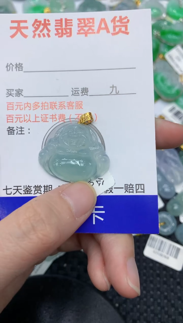 【闪购商品】翡翠颈饰18K金镶嵌11111111111