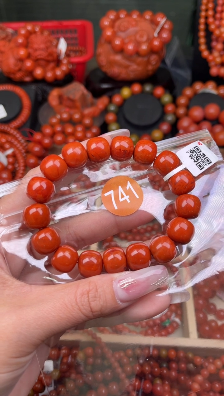 【闪购商品】南红玛瑙珠宝奇石未镶嵌741-12+
