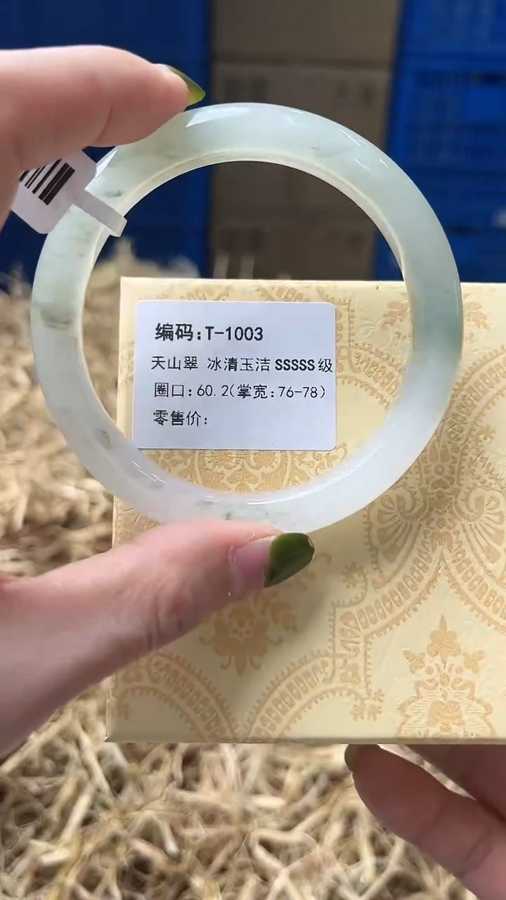 未镶嵌手镯石英质玉T1003