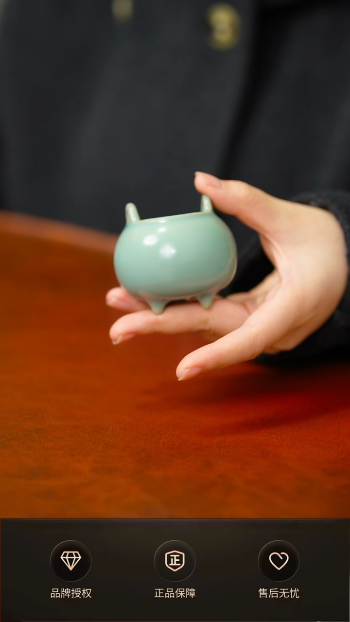 其他仿古小胖香炉不完美简装