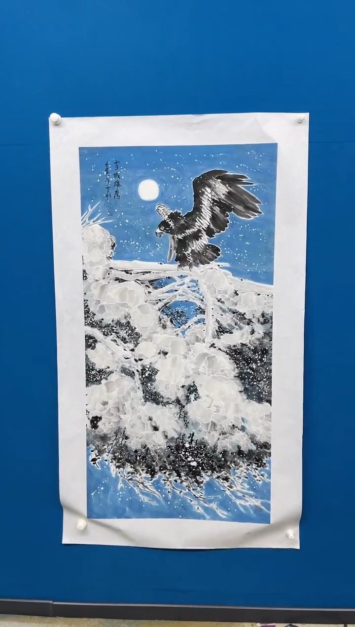 【闪购商品】国画张-四尺雪景/无框/W