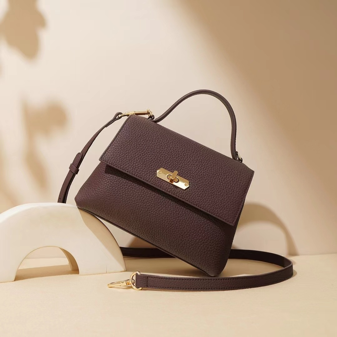 【工厂直销】ZG-M7864A-马鞍红轻奢时尚气质女包