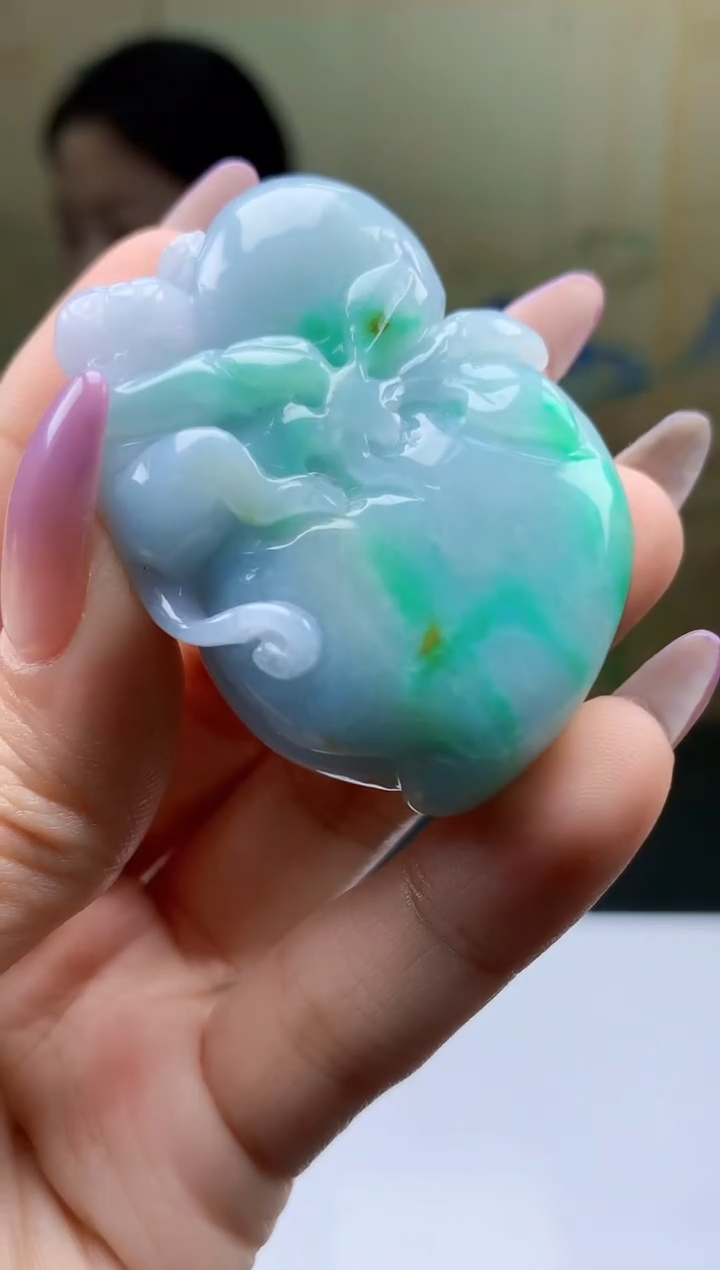 【闪购商品】定制翡翠未镶嵌4902ty-毛货挂件16