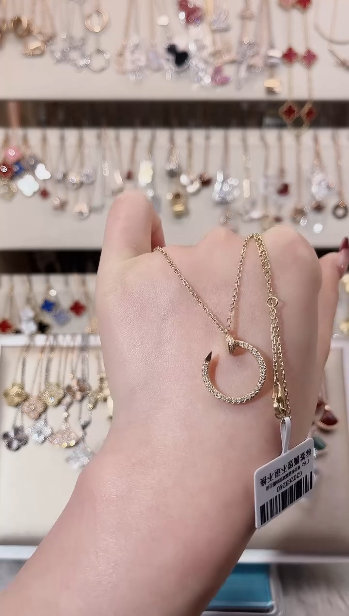 【闪购商品】钻石颈饰18K金镶嵌18K金镶嵌钻石 K黄