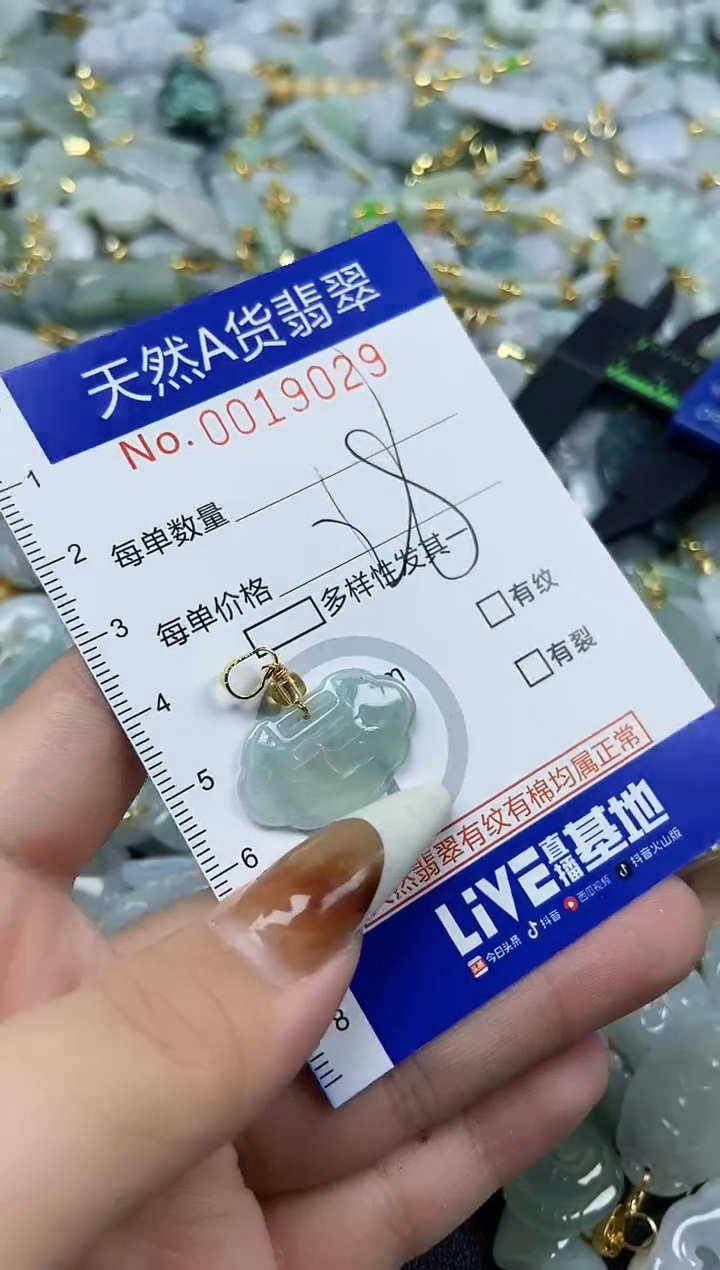 【闪购商品】翡翠颈饰未镶嵌天然A货翡翠