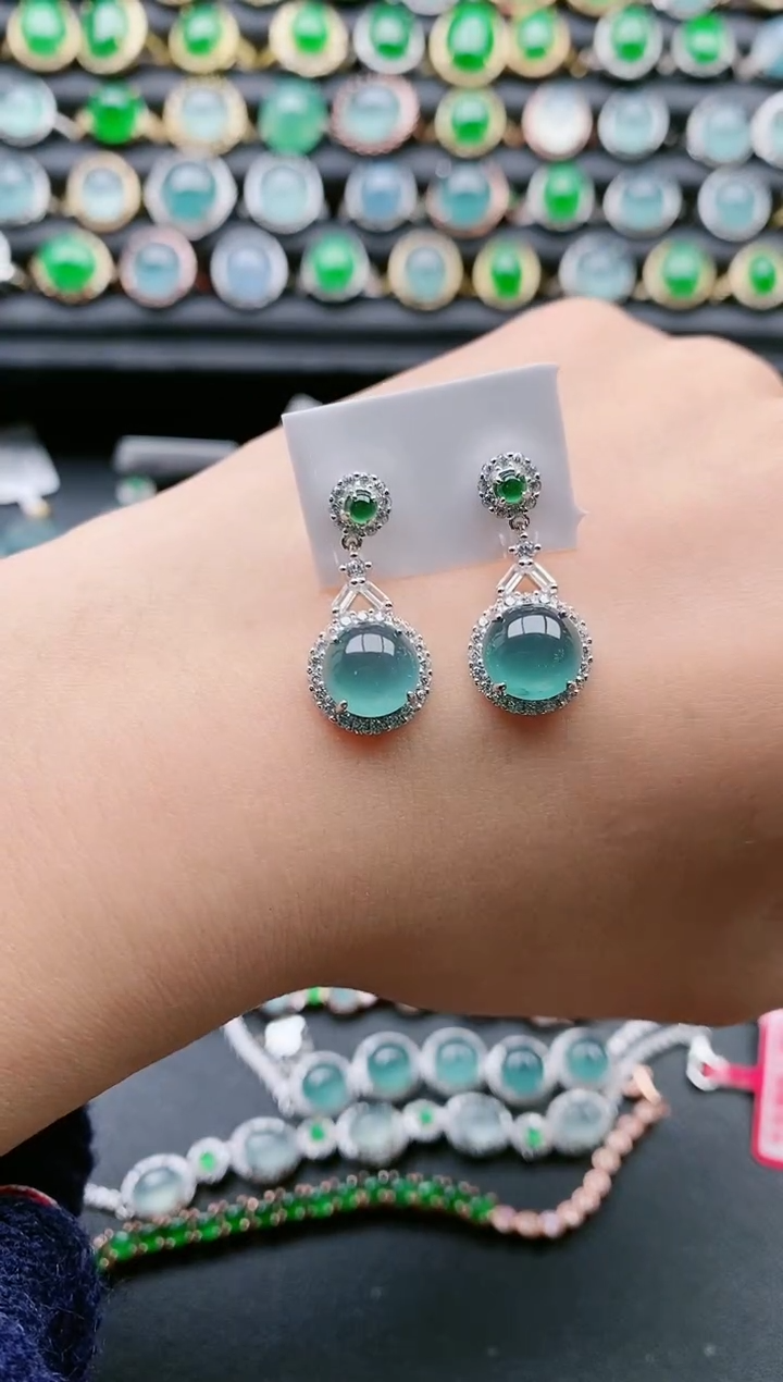 【闪购商品】翡翠戒指银S925镶嵌1111