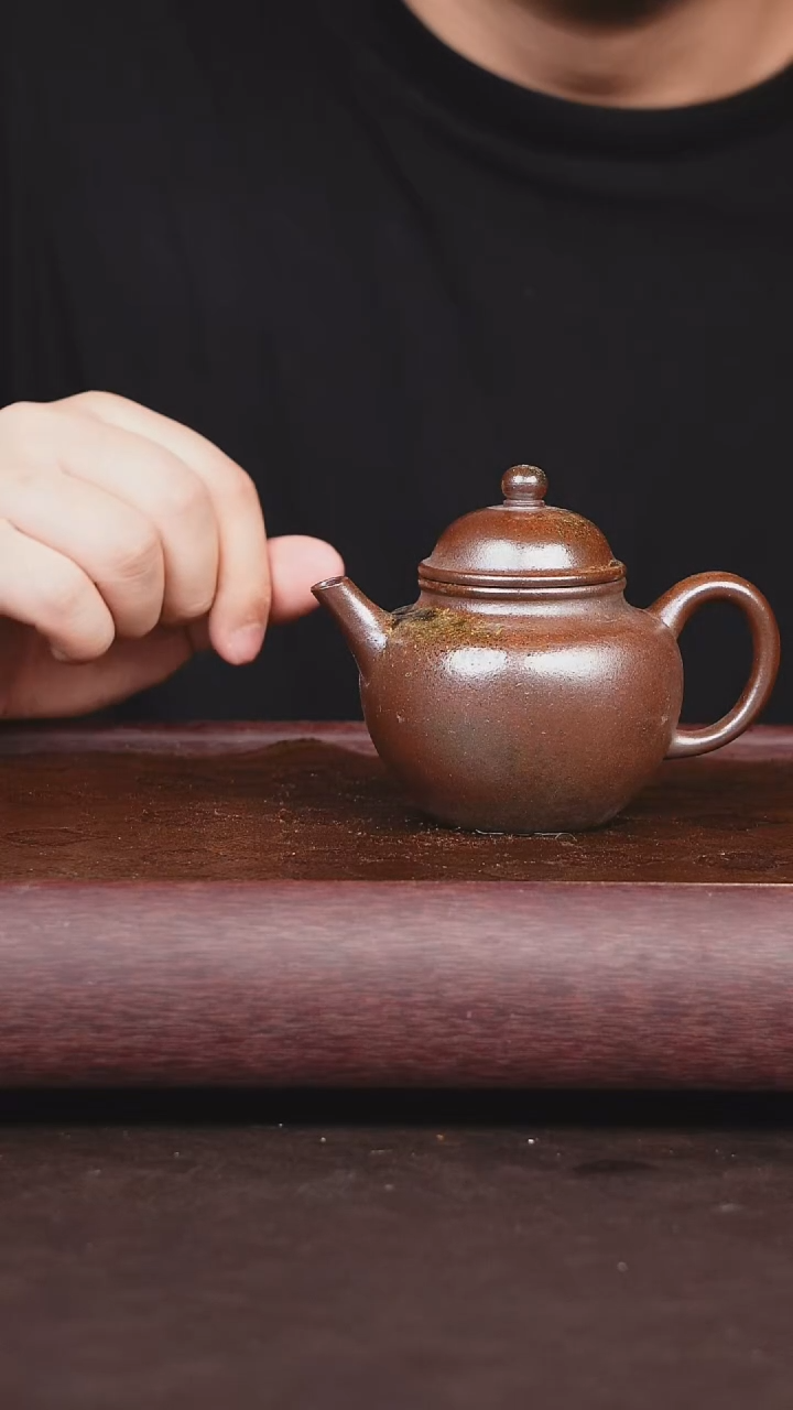 茶壶紫砂柴烧 古秋水